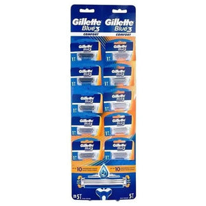 Aparat de ras de unica folosinta Gillette Blue 3 Comfort, 10 bucati