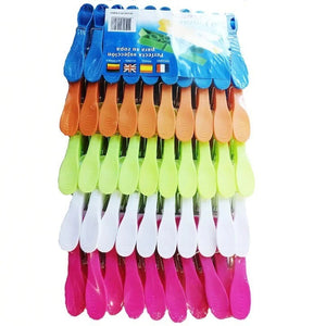 Carlige de Rufe din Plastic, Multicolor, 50 buc