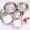 Set 5 Recipiente Depozitare Alimente „Fresh Box” – Inox Premium, Capace Hermetice, Design Suprapozabil, Rezistente și Igienice