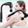 Pistol de Masaj Profesional cu Mâner Lung Ergonomic – Design pentru Auto-Masaj Spate, 4 Capete Interschimbabile, Afișaj Digital, Reîncărcabil USB-C, Ideal pentru Relaxare și Recuperare Musculară