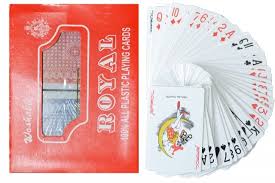 Carti de Joc, Din Plastic, Royal - 2 Set/Cutie , 12 seturi/set