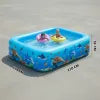 Piscină Gonflabilă pentru Copii Wet Set, Model Ocean cu Palmier, 210 x 130 x 56 cm