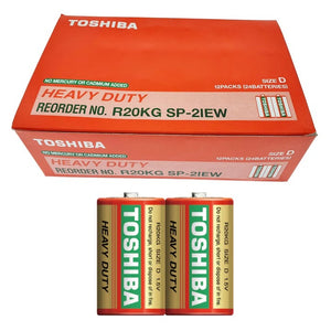 Baterie Toshiba Heavy-Duty R20 D 20Buc Cut