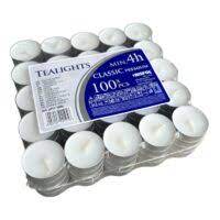 Lumanari pastila neparfumate 4h clasic premium set 100buc