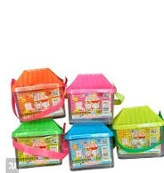 Plastelina CASUTA 12 culori + accesori, 12 buc/set