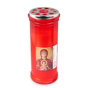Candela de Plastic T40 Roșie , 10 buc/ set