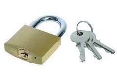 Lacat Gusam Top Security din Otel Intarit, 63 mm, 3 Chei, 6buc/set