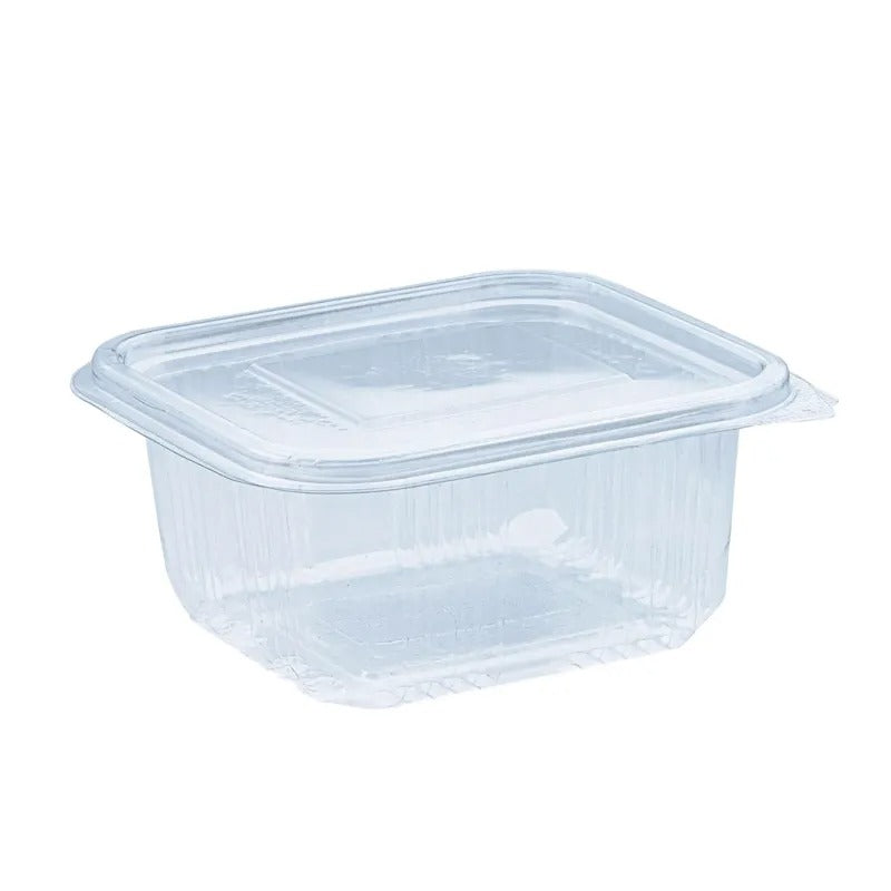 Caserola plastic cu capac atasat, 500gr , 100 buc