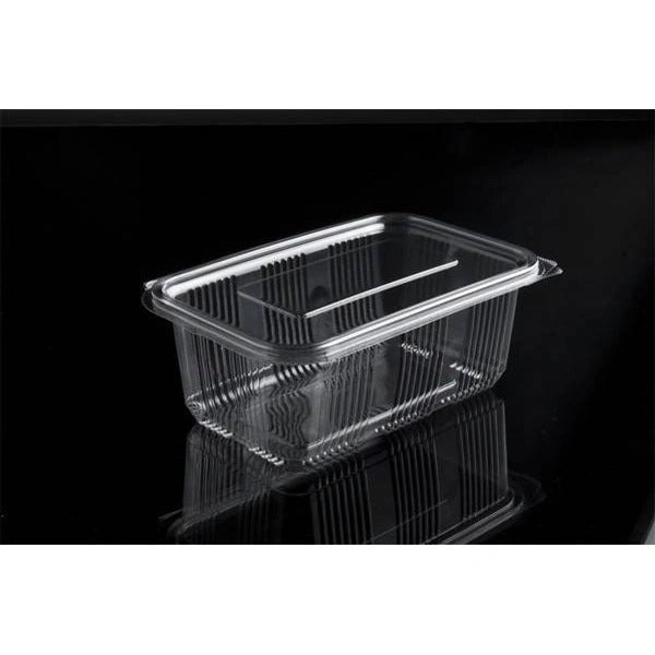 Caserola plastic , capac atasat, 1000gr, 100 buc