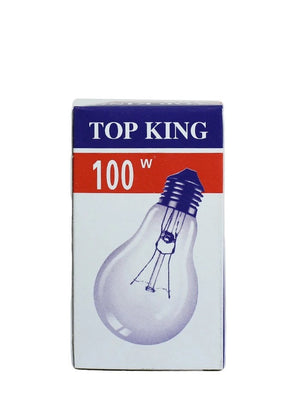 Bec incandescent Top King 100W E27 – Lumina clasica, intensitate maxima 10 bucati /set