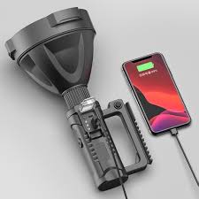 Proiector Reincarcabil USB RFAN, Ultra-Luminos, Acumulator Litiu, Rezistent la Apa, Negru