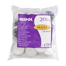 BISPOL LUMANARI PASTILA MAXI 10H 20/SET