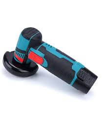 Mini polizor flex unghiular portabil 2 acumulatori 12V, 750W, 1500 mAh, 19500 rpm, 2 discuri 76 mm, soft start, design modern, Verde/Negru