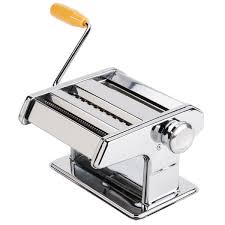 Masina Manuala de Facut Paste , Inox, Grosime Reglabila, Rola pentru Intins Aluat si Taiere
