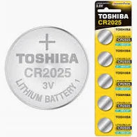 Baterii Toshiba CR2025 – Set 5 bucăți
