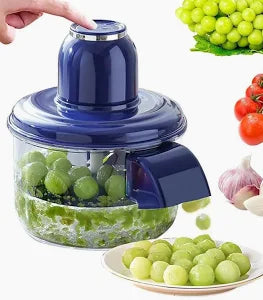 Aparat de Curatat Fructe si Legume, Masina de Decojit Struguri Electric, Fara Cablu, Motor 50W, Acumulator 1300mAh