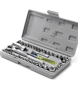 Set Trusa ENGROS completa ce contine 40 de chei tubulare dimensiuni 9-32mm