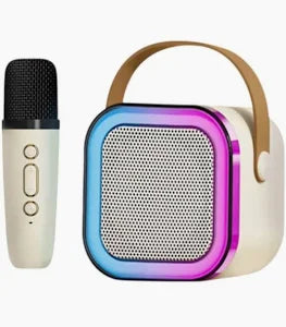 Sistem Karaoke cu Boxa, Microfon si Fir Incarcare 9x9cm