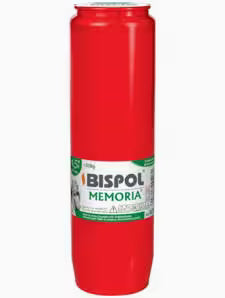 Rezerva candela Bispol WO6 rosu 24 bucati set