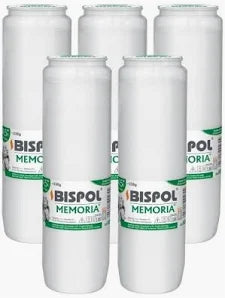 Rezerva candela Bispol WO6 alb 24 bucati set