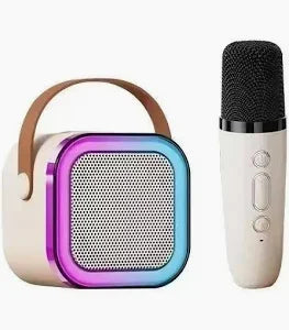 Sistem Karaoke cu Boxa, Microfon si Fir Incarcare 9x9cm