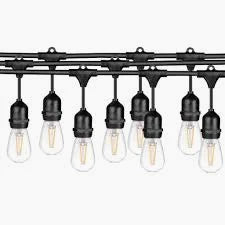 Ghirlandă Luminoasă Decorativă Interconectabilă  15 m, 30 Becuri LED, Alb Cald, Exterior IP44