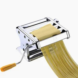 Masina Manuala de Facut Paste , Inox, Grosime Reglabila, Rola pentru Intins Aluat si Taiere